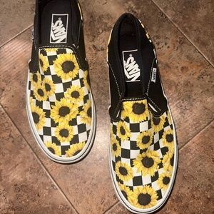 Sunflower canvas Van